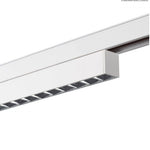 7.3W(650Lm) 47V DAL IN-LINE 22 LED lineārais sliežu gaismeklis, IP20, IK02, dimmējams, balts, neitrāli balta gaisma 4000K