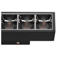14W(1230Lm) 48V DALI 2 IN-LINE 44 LED linear track luminaire, IP20, IK02, black, dimmable, warm white light 3000K