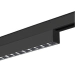 14W(1250Lm) 48V DALI 2 IN-LINE 44 LED lineārs sliežu gaismeklis, IP20, IK02, matēts melns/balts,dimmējams, neitrāli balta gaisma 4000K