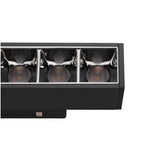 14W(1250Lm) 48V DALI 2 IN-LINE 44 LED lineārs sliežu gaismeklis, IP20, IK02, matēts melns/balts,dimmējams, neitrāli balta gaisma 4000K