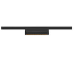 7.3W(580Lm) 48V DALI 2 IN-LINE 46 LED lineārs sliežu gaismeklis, IP20, IK02, matēts melns,dimmējams, silti balta gaisma 2700K