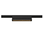 7.3W(580Lm) 48V DALI 2 IN-LINE 46 LED lineārs sliežu gaismeklis, IP20, IK02, matēts melns,dimmējams, silti balta gaisma 2700K