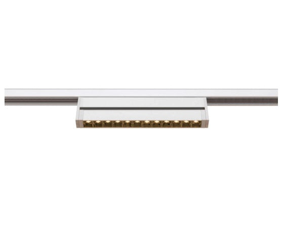 7.3W(610Lm) 48V DALI 2 IN-LINE 46 LED lineaarne valgusti, IP20, IK02, matt valge, dimmerdatav, soe valge valgus 3000K