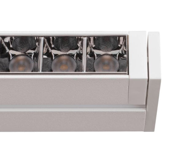 7.3W(650Lm) 48V IN-LINE 24 LED lineārais gaismeklis, IP20, IK02, balts, neitrāli balta gaisma 4000K