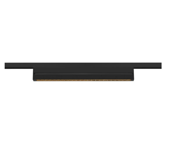 14W(1180Lm) 48V DALI 2 IN-LINE 46 LED lineārs sliežu gaismeklis, IP20, IK02, matēts melns,dimmējams, silti balta gaisma 2700K