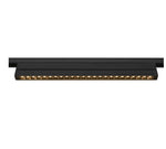14W(1180Lm) 48V DALI 2 IN-LINE 46 LED lineārs sliežu gaismeklis, IP20, IK02, matēts melns,dimmējams, silti balta gaisma 2700K