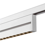 14W(1180Lm) 48V DALI 2 IN-LINE 46 LED lineārs sliežu gaismeklis, IP20, IK02, balts,dimmējams, silti balta gaisma 2700K