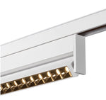 14W(1180Lm) 48V DALI 2 IN-LINE 46 LED lineārs sliežu gaismeklis, IP20, IK02, balts,dimmējams, silti balta gaisma 2700K