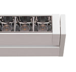 14W(1180Lm) 48V DALI 2 IN-LINE 46 LED lineārs sliežu gaismeklis, IP20, IK02, balts,dimmējams, silti balta gaisma 2700K