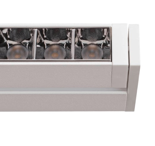 14W(1250Lm) 48V IN-LINE 46 LED lineārais sliežu gaismeklis, IP20, IK02, balts, neitrāli balta gaisma 4000K (Copy)