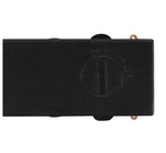8.7W(670Lm) 48V DALI 2 NUMINOS® XS LED sliežu gaismeklis, IP20, IK02, matēts melns/glancēts hroms, dimmējams, silti balta gaisma 2700K