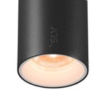 8.7W(650Lm) 48V DALI 2 NUMINOS® XS LED sliežu gaismeklis, IP20, IK02, matēts melns/matēts balts, dimmējams, silti balta gaisma 2700K