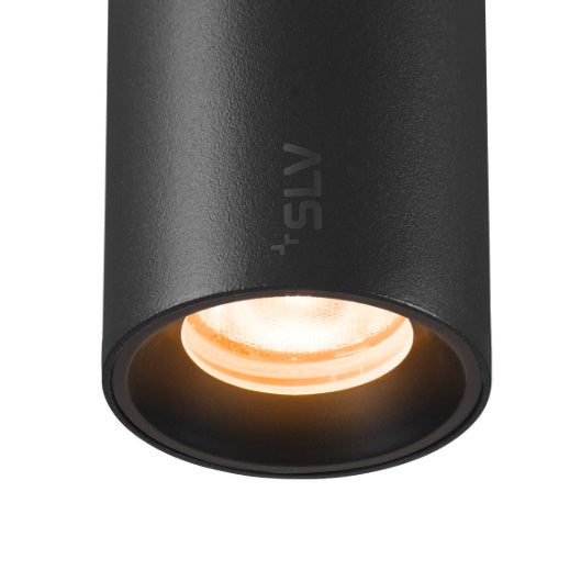 8.7W(620Lm) 48V DALI 2 NUMINOS® XS LED track luminaire, IP20, IK02, mat black, dimmable, warm white light 2700K