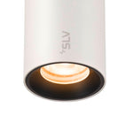 8.7W(620Lm) 48V DALI 2 NUMINOS® XS LED sliežu gaismeklis, IP20, IK02, matēts balts/matēts melns, dimmējams, silti balta gaisma 2700K