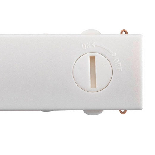 8.7W(650Lm) 48V DALI 2 NUMINOS® XS LED track luminaire, IP20, IK02, matt white, dimmable, warm white light 2700K