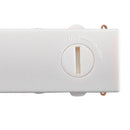 8.7W(650Lm) 48V DALI 2 NUMINOS® XS LED track luminaire, IP20, IK02, matt white, dimmable, warm white light 2700K