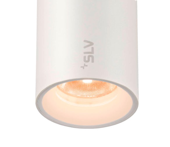 8.7W(650Lm) 48V DALI 2 NUMINOS® XS LED track luminaire, IP20, IK02, matt white, dimmable, warm white light 2700K