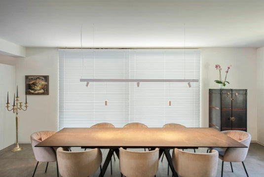 8.7W(650Lm) 48V DALI 2 NUMINOS® XS LED track luminaire, IP20, IK02, matt white, dimmable, warm white light 2700K