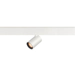 8.7W(640Lm) 48V DALI 2 NUMINOS® XS LED sliežu gaismeklis, IP20, IK02, matēts balts/melns, dimmējams, silti balta gaisma 2700K