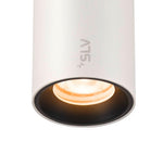 8.7W(640Lm) 48V DALI 2 NUMINOS® XS LED sliežu gaismeklis, IP20, IK02, matēts balts/melns, dimmējams, silti balta gaisma 2700K