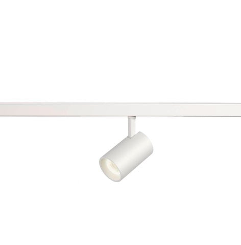 8.7W(730Lm) 48V NUMINOS XS LED sliežu gaismeklis, IP20, IK02, matēti balts, dimmējams, neitrāli balta gaisma 4000K