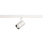 8.7W(730Lm) 48V NUMINOS XS LED sliežu gaismeklis, IP20, IK02, matēti balts/glancēts hroms, dimmējams, neitrāli balta gaisma 4000K
