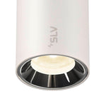 8.7W(730Lm) 48V NUMINOS XS LED sliežu gaismeklis, IP20, IK02, matēti balts/glancēts hroms, dimmējams, neitrāli balta gaisma 4000K