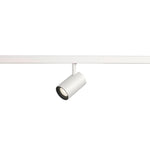8.7W(710Lm) 48V NUMINOS XS LED sliežu gaismeklis, IP20, IK02, matēti balts/melns, dimmējams, neitrāli balta gaisma 4000K