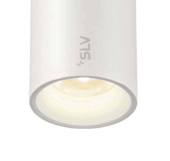 8.7W(740Lm) 48V NUMINOS XS LED track luminaire, IP20, IK02, matt white, dimmable, neutral white light 4000K