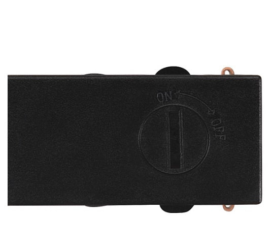 16W(960Lm) 48V DALI 2 NUMINOS® S LED sliežu gaismeklis, IP20, IK02, matēts melns/glancēts hroms, dimmējams, silti balta gaisma 2700K