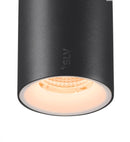 16W(1120Lm) 48V DALI 2 NUMINOS® S LED sliežu gaismeklis, IP20, IK02, matēts melns/matēts balts, dimmējams, silti balta gaisma 3000K