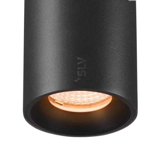 16W(970Lm) 48V DALI 2 NUMINOS® S LED sliežu gaismeklis, IP20, IK02, matēts melns, dimmējams, silti balta gaisma 2700K