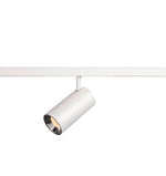 16W(1050Lm) 48V DALI 2 NUMINOS® S LED sliežu gaismeklis, IP20, IK02, matēts balts/glancēts hroms, dimmējams, silti balta gaisma 3000K