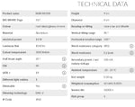 16W(1050Lm) 48V DALI 2 NUMINOS® S LED sliežu gaismeklis, IP20, IK02, matēts melns/glancēts hroms, dimmējams, silti balta gaisma 3000K