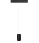 8.7W(640Lm)48V DALI 2 NUMINOS® XS 48V iekarams sliežu gaismeklis, IP20, matēts melns, dimmējams, silti balta gaisma 2700K