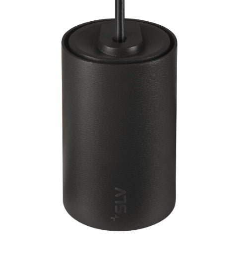 8.7W(670Lm) 48V DALI 2 NUMINOS® XS iekarams sliežu gaismeklis, IP20, matēts melns, dimmējams, silti balta gaisma 3000K