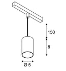 ® Светильник трековый 8,7Вт(700Лм) 48В DALI 2 NUMINOS XS, IP20, черный матовый, диммируемый, теплый белый 3000K