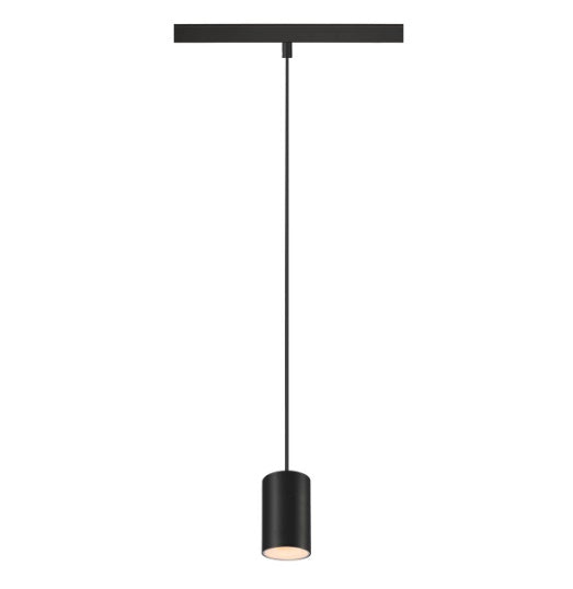 8.7W(650Lm) 48V DALI 2 NUMINOS® XS iekarams sliežu gaismeklis, IP20, matēts melns/matēts balts, dimmējams, silti balta gaisma 2700K