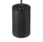 8.7W(650Lm) 48V DALI 2 NUMINOS® XS iekarams sliežu gaismeklis, IP20, matēts melns/glancēts hroms, dimmējams, silti balta gaisma 2700K