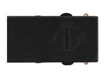 8.7W(640Lm) 48V DALI 2 NUMINOS® XS iekarams sliežu gaismeklis, IP20, matēts melns, dimmējams, silti balta gaisma 2700K