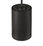 8.7W(640Lm) 48V DALI 2 NUMINOS® XS iekarams sliežu gaismeklis, IP20, matēts melns, dimmējams, silti balta gaisma 2700K