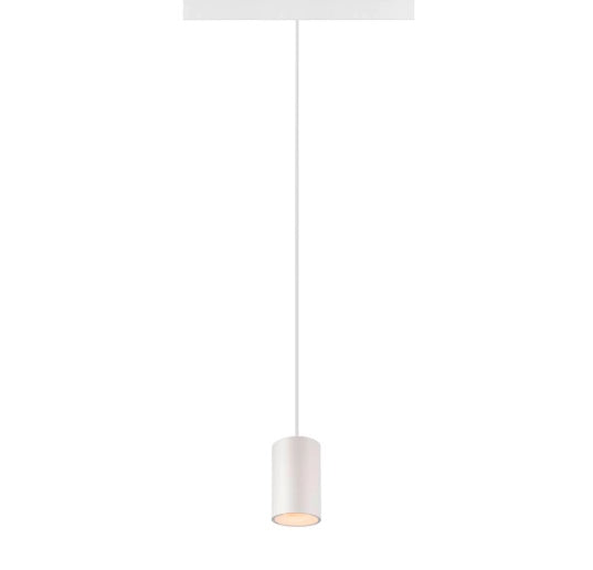 8.7W(670Lm) 48V DALI 2 NUMINOS® XS iekarams sliežu gaismeklis, IP20, matēts balts, dimmējams, silti balta gaisma 2700K