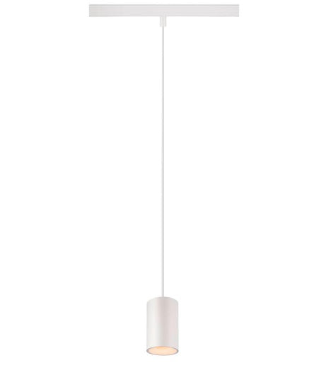 8.7W(670Lm) 48V DALI 2 NUMINOS® XS iekarams sliežu gaismeklis, IP20, matēts balts, dimmējams, silti balta gaisma 2700K