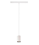 8.7W(670Lm) 48V DALI 2 NUMINOS® XS 48V iekarams sliežu gaismeklis, IP20, matēts balts/glancēts hroms, dimmējams, silti balta gaisma 2700K
