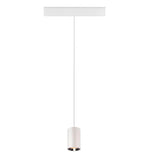8.7W(670Lm) 48V DALI 2 NUMINOS® XS 48V iekarams sliežu gaismeklis, IP20, matēts balts/glancēts hroms, dimmējams, silti balta gaisma 2700K