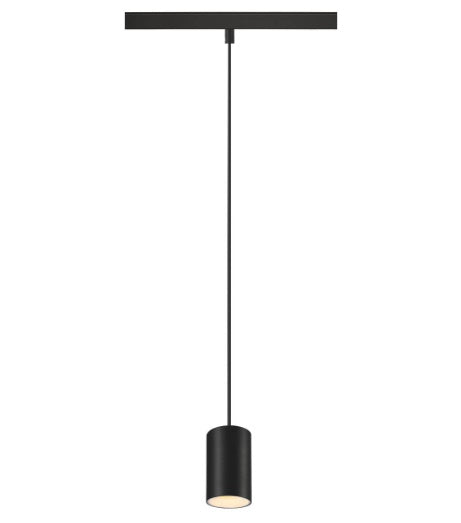 8.7W(690Lm) 48V DALI 2 NUMINOS® XS iekarams sliežu gaismeklis, IP20, matēts melns/matēts balts, dimmējams, silti balta gaisma 3000K