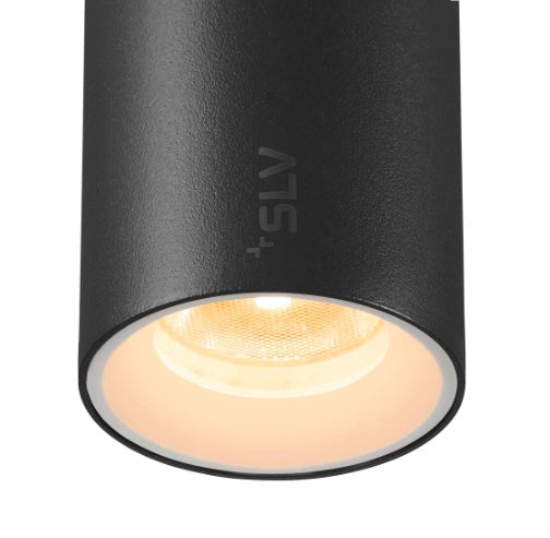 8.7W(690Lm) 48V DALI 2 NUMINOS® XS iekarams sliežu gaismeklis, IP20, matēts melns/matēts balts, dimmējams, silti balta gaisma 3000K