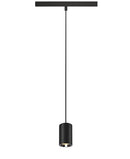 8.7W(720Lm) 48V DALI 2 NUMINOS® XS iekarams sliežu gaismeklis, IP20, matēts melns/glancēts hroms, dimmējams, silti balta gaisma 3000K