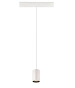 16W(960Lm) 48V DALI 2 NUMINOS® XS iekarams sliežu gaismeklis, IP20, matēts balts/matēts melns, dimmējams, silti balta gaisma 2700K