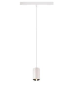 8.7W(700Lm) 48V DALI 2 NUMINOS® XS iekarams sliežu gaismeklis, IP20, matēts balts/glancēts hroms, dimmējams, silti balta gaisma 3000K